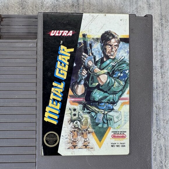 Metal Gear (Nintendo Entertainment System, NES, 1988) Authentic Tested Working - Picture 2 of 4